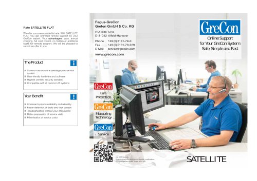 SATELLITE - Online Support for your GreCon system