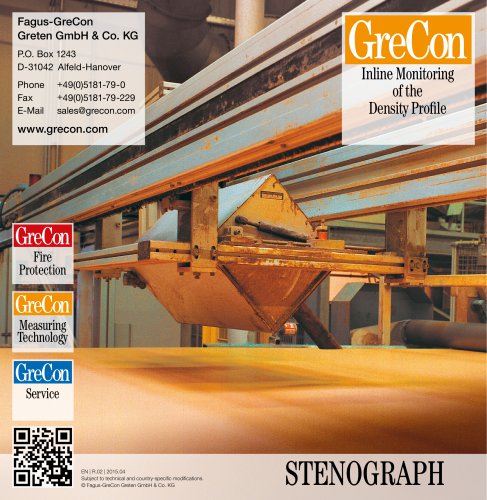 STENOGRAPH - Inline Monitoring of the Density Profi le