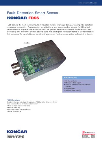 KONCAR-Institute-Fault Detection Smart Sensor