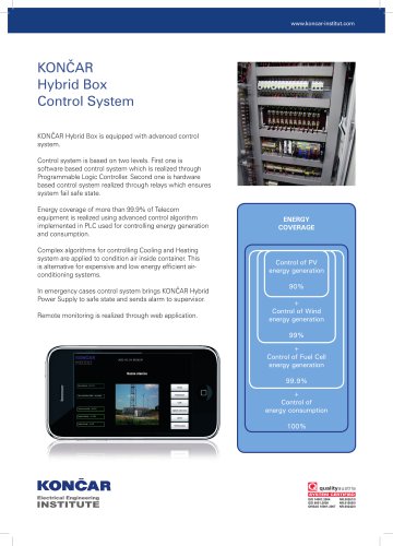 KONCAR-Institute-KONCAR Hybrid Box Control System