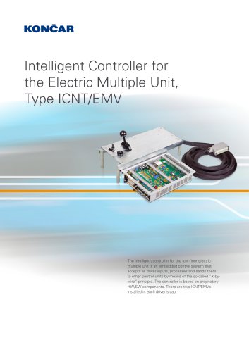 KONCAR-Intelligent Controller for the Electric Multiple Unit, Type ICNT_EMV