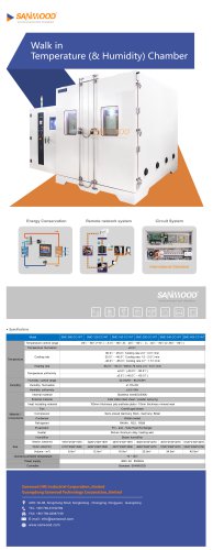 Climatic test chamber SMC-160~400L-CC-WT