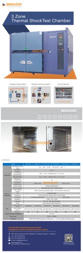 CLIMATIC TEST CHAMBER / THERMAL SHOCK / WITH TEMPERATURE AND CLIMATIC CONTROL / LARGE