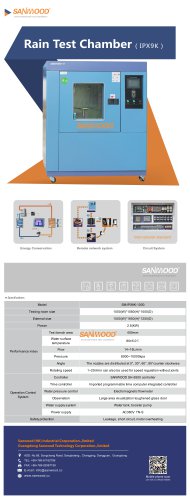 Rain Test Chamber IPX9