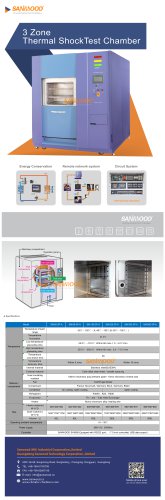 THERMAL SHOCK TEST CHAMBER / AUTOMATIC / 3-ZONE / 2-ZONE