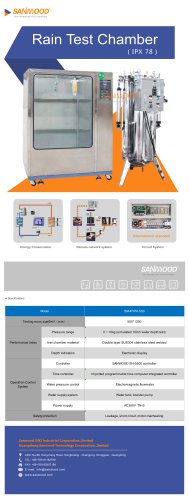 Water Spraying Test Chamber IPX78