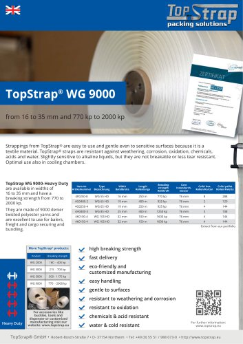 TopStrap® WG 9000