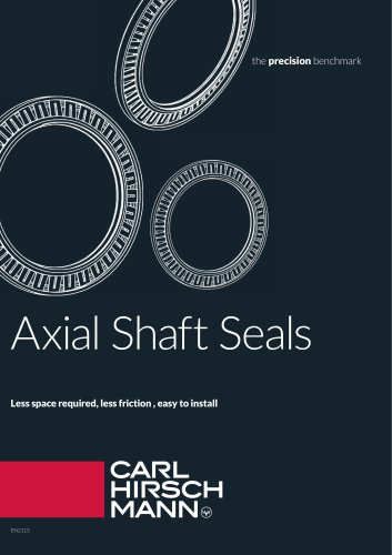 Axial shaft seals