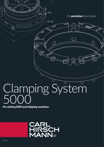 Clamping System 5000 For sinking EDM and chipping machines