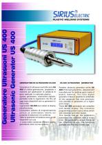 ULTRASONIC GENERATOR US 400 SERIES