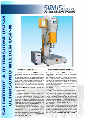 ULTRASONIC WELDER MODEL USP-M