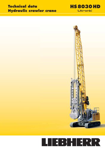 Duty cycle crawler cranes