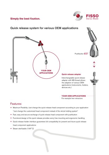 FISSO Surgery Quick Release System OEM