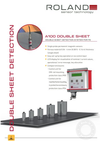 A100  Double Sheet Detection System