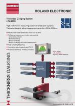 LTM-MAXI Thickness Gauging System