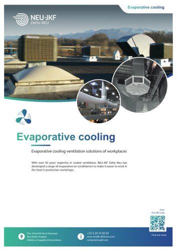 Adiabatic air cooling - Evaporative cooling ventilation