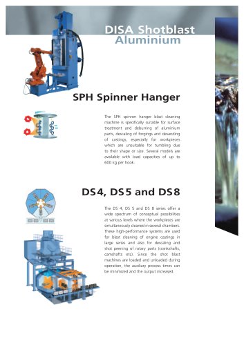 Aluminium shot blasting