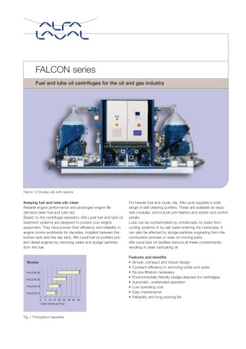 Fuel and lube oil centrifuges for the oil and gas industry