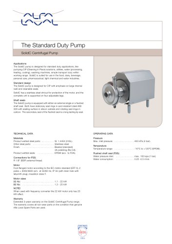 SolidC Centrifugal Pump