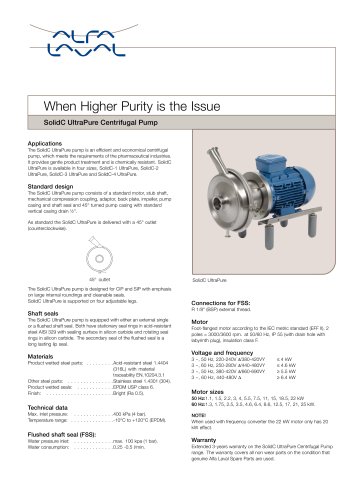  SolidC UltraPure Centifugal Pump 