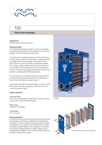 T20 - Plate heat exchanger