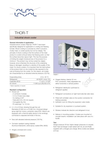 THOR-T - Industrial shock cooler