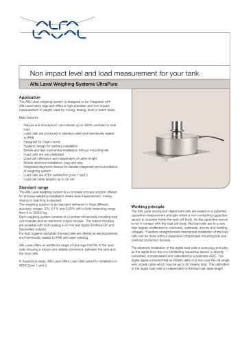 Weighing systems UltraPure 