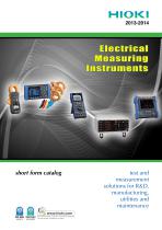 Electrical Measuring Instruments - Short Form