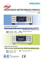 HIOKI RM3544/RM3548 RESISTANCE METER