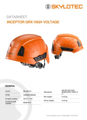 INCEPTOR GRX HIGH VOLTAGE