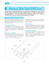 Miniature Slide Table SYBS Type