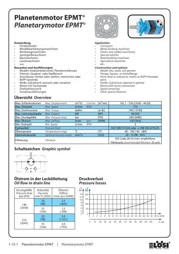 EPMT Hydraulic Motor