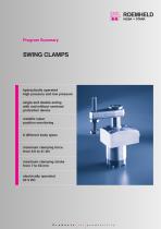 PROGRAM SUMMARY Swing clamps