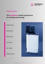 The moduhub module programme for handling technology