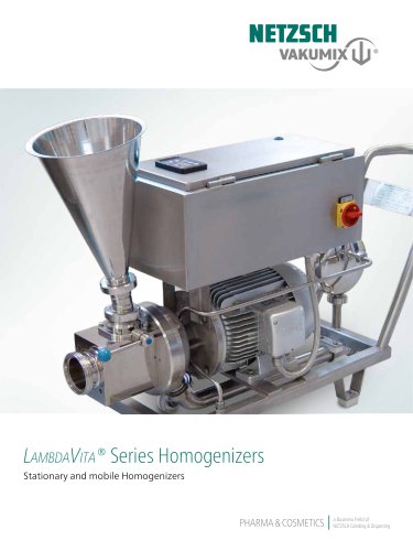 LambdaVita® Series Homogenizers