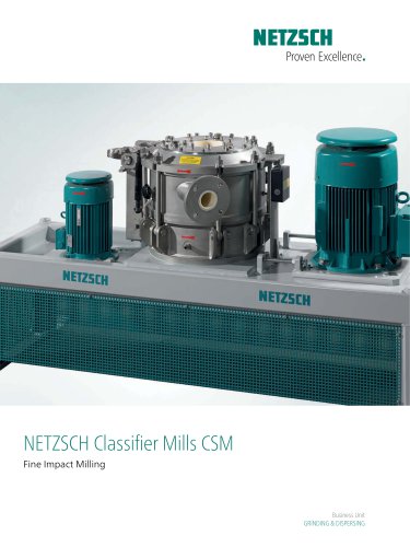 NETZSCH Classifier Mills CSM