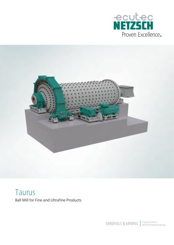 TAURUS | Ball Mill for fine and ultrafine products