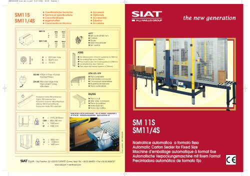 SM11 - Automatic Carton Sealer for Fixed Size