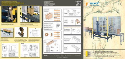 SM11 / SM116 Automatic case sealers fixed format