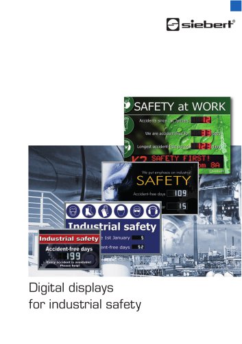 Digital displays for industrial safety