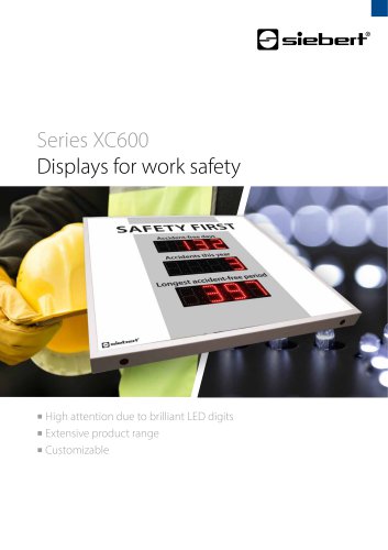 Displays for work safety