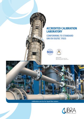LiBRA accredited calibration laboratory UNI EN ISO/IEC 17025