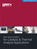 Mass Spectrometers for Catalysis and Thermal Analysis