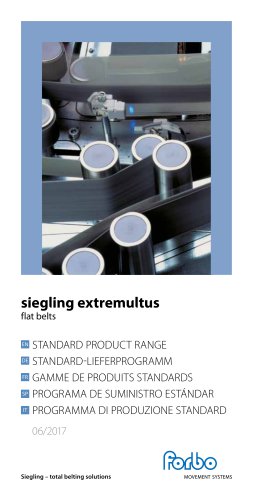 Flat Belts - Standard Product Range