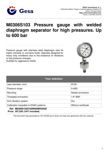 M0306S103D100R600BR4SGE