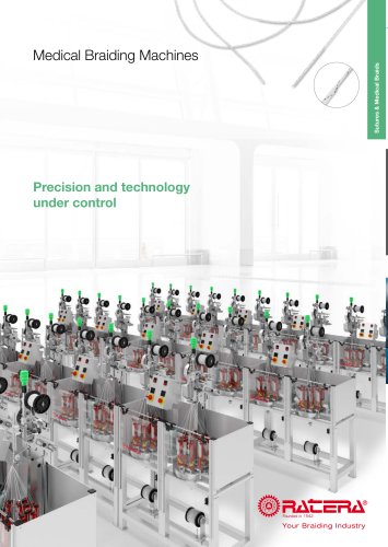 Medical braiding machines