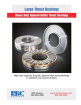 Large Thrust Bearings