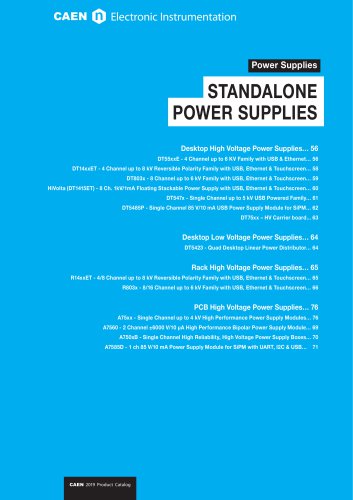 Standalone Power Supplies