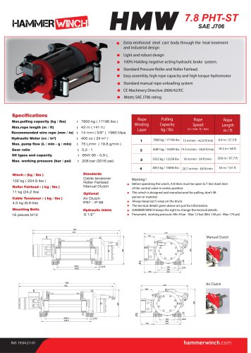 HMW 7.8 PHT-ST