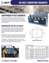 Suspended Plate Magnets